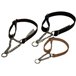 H Halsband halvstryp läder 18mm/ställbart natur