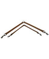 H Koppel par läder 18mm natur