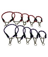 H Halsband halvstryp lila m reflex nylon 22,5cm