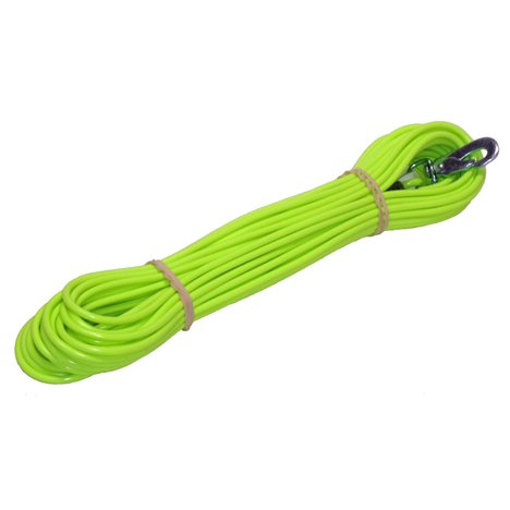 H Bruks spårlina gjuten 4mm/15m neongul