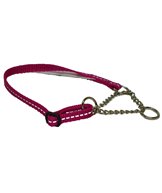 H Halsband halvstryp justb.reflex 10mm cerise