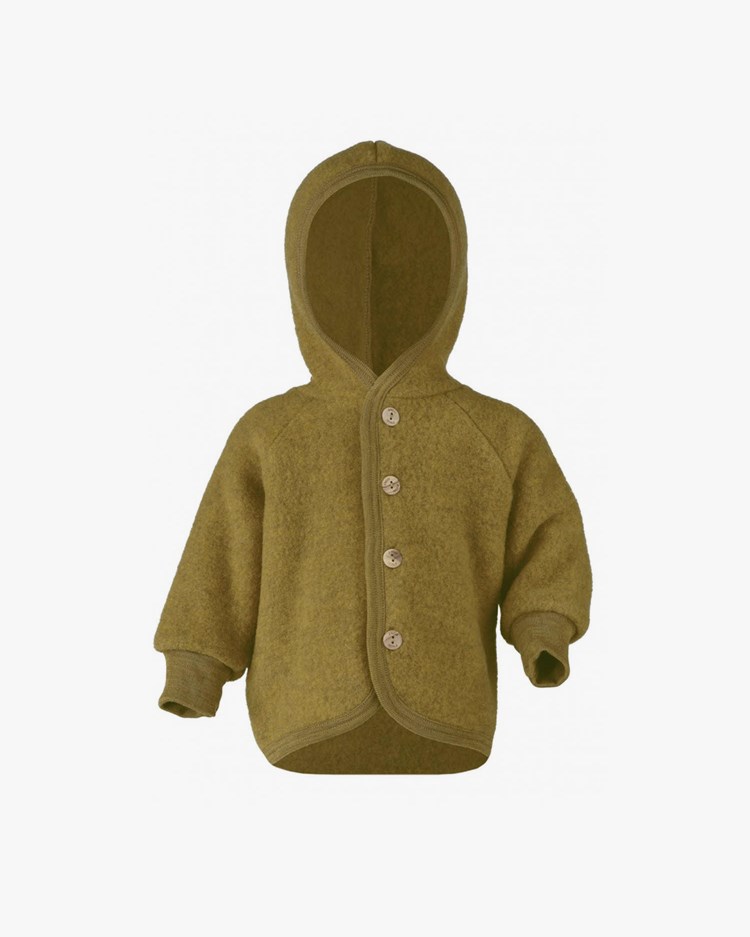 Engel Hooded Jacket Saffron Melange