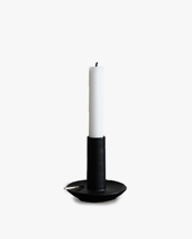 Tell Me More Lou Candle Holder Black