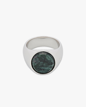 Tom Wood Oval Green Marble