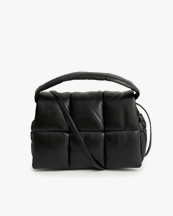 Stand Studio Wanda Leather Clutch Bag Black