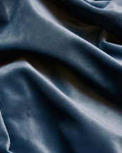 Gotain Curtain Velvet Petrol Blue