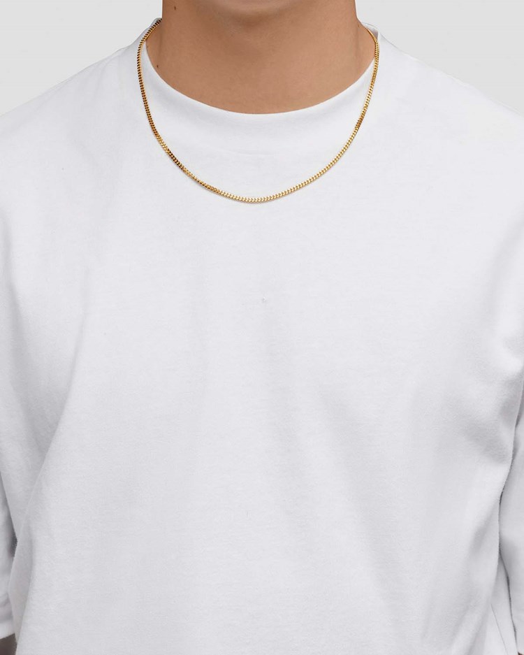 Tom Wood Curb Chain Necklace M Gold - Vallgatan 12 Tom Wood Curb Chain Necklace M Gold - Vallgatan 12