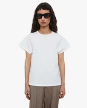 Toteme Curved Seam Tee Off-White