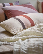 HK Living Linen Bedspread White