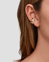 Tom Wood Ear Cuff Zirconia Gold