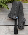 Silly Silas Footed Tights Dark Grey Blend