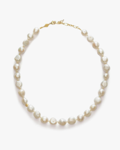 Anni Lu Stellar Pearly Necklace Gold