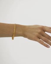 Nootka Jewelry Link Bracelet Gold