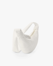 Lemaire Small Croissant Bag White