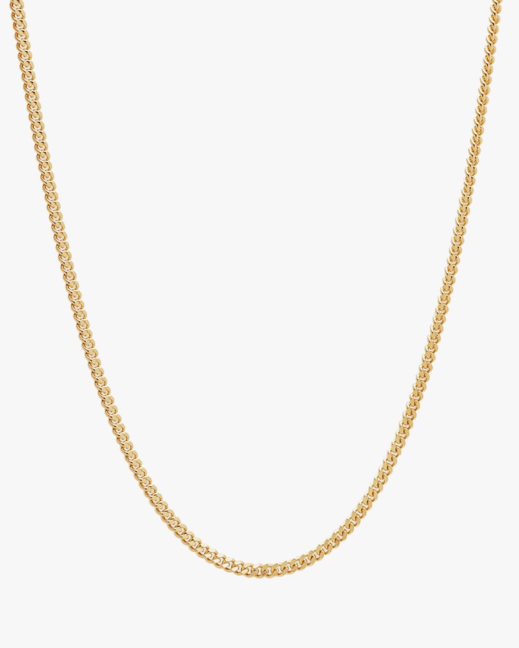 Tom Wood Curb Chain Necklace M Gold