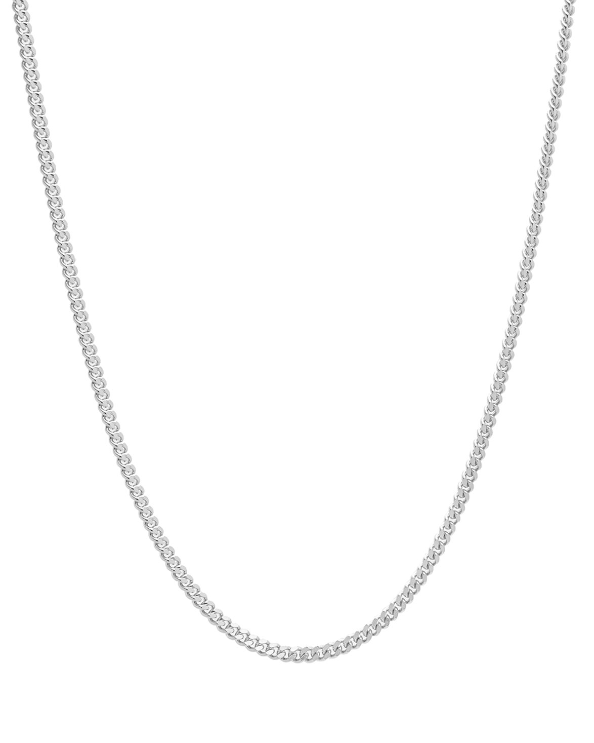 Tom Wood Curb Chain Necklace M Silver - Vallgatan 12