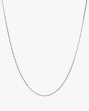 Tom Wood Square Chain Necklace Silver
