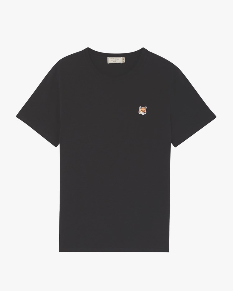 Maison Kitsuné Fox Head Patch Classic T-Shirt Black