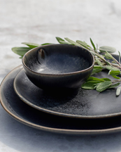 Tell Me More Bastia Dinner Plate Black