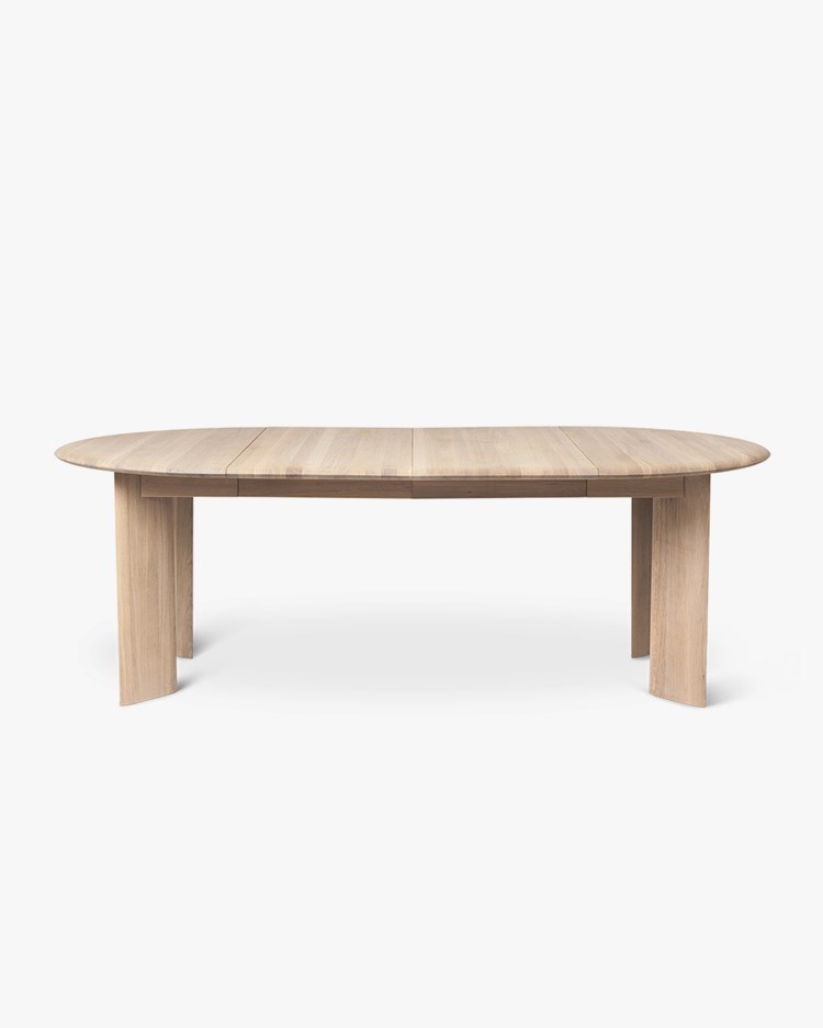 Ferm Living Bevel Extendable Table X2 White Oiled Oak