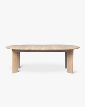Ferm Living Bevel Extendable Table X2 White Oiled Oak