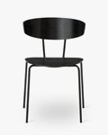 Ferm Living Herman Dining Chair Blcka Steel Black
