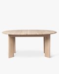 Ferm Living Bevel Extendable Table X1 White Oiled Oak