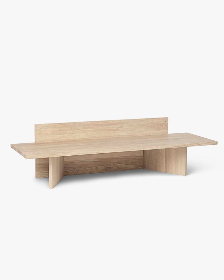 Ferm Living Oblique Bench Natural Oak