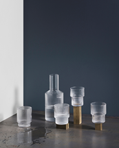 Ferm Living Ripple Glass 4-Pack Clear
