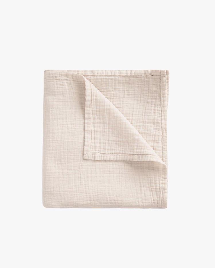 Garbo & Friends Muslin Swaddle Blanket Eggshell