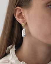 Anni Lu Jet-Set Baroque Pearl Earrings