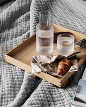 Ferm Living Ripple Small Carafe Set Clear