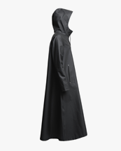 Stutterheim Mosebacke Long Raincoat Black