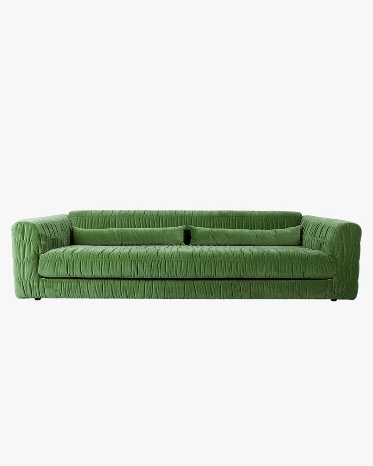 HK Living Club Couch Royal Velvet Green