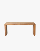 HK Living Slatted Bench/Element Teak Natural