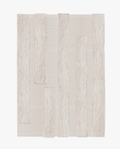 Layered Shaggy Bricks Punja Rug
