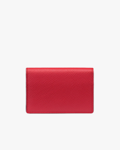 Smythson Panama Folded Card Case Scarlet Red