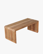 HK Living Slatted Bench/Element Teak Natural