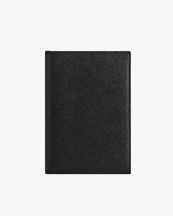 Smythson Panama Passport Cover Black