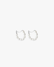 Lugot Lucia Pearl Hoops XS