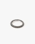 Izabel Display Colorful Ring Black Silver