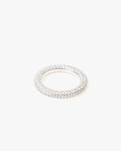Izabel Display Colorful Ring White Silver