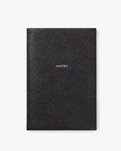 Smythson Notes Chelsea Notebook Black