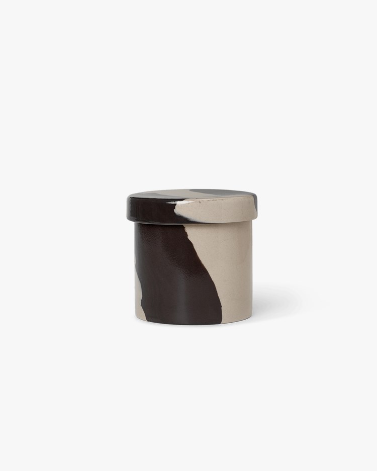Ferm Living Inlay Container Small Sandbrown