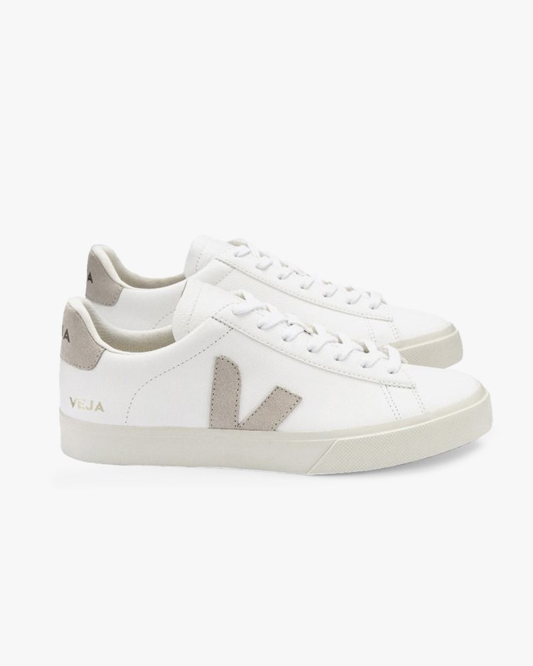 Veja Man Campo Chromefree Leather Extra White/Natural Suede