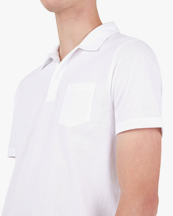Sunspel Riviera Polo Shirt White