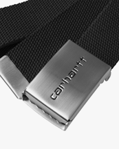 Carhartt Wip Clip Belt Chrome Black