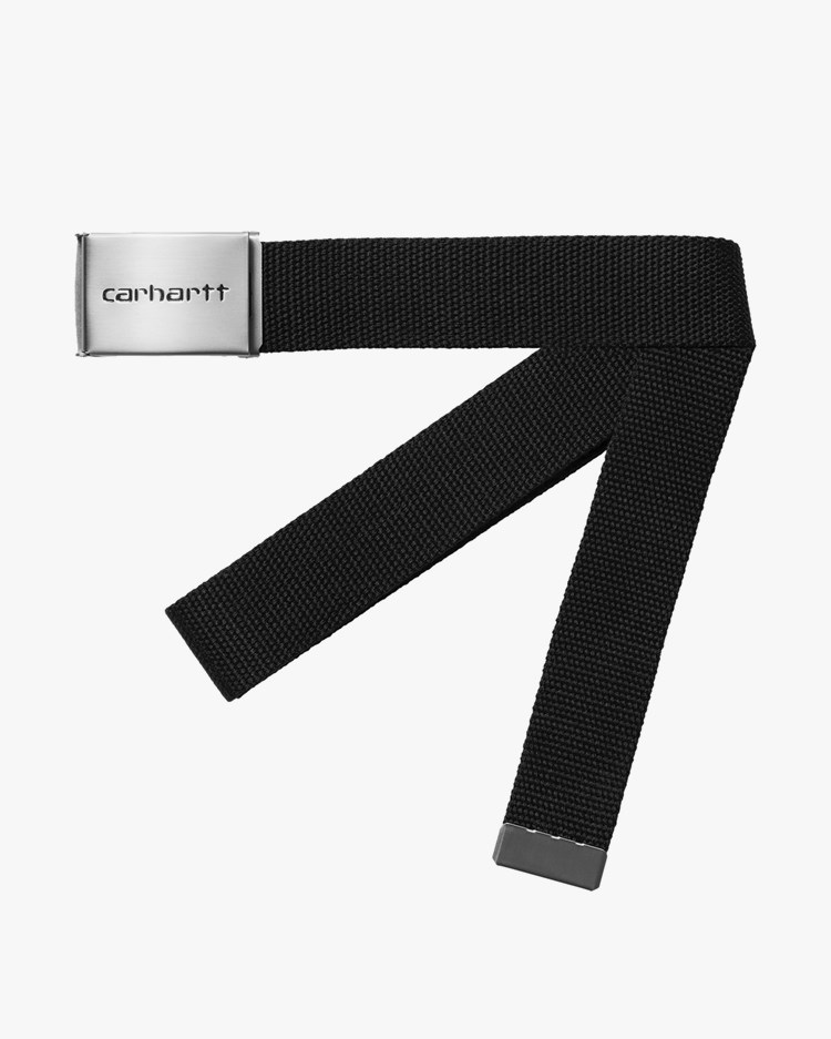 Carhartt Wip Clip Belt Chrome Black