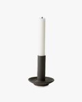 Tell Me More Lou Candle Holder Dark Grey