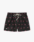 OAS Swim Shorts Black Flamingo